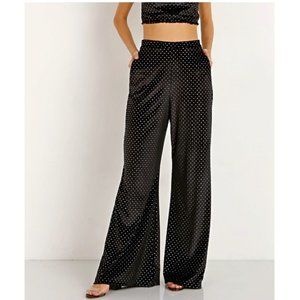 Show Me Your Mumu Elis Trouser Diamond Stud Velvet